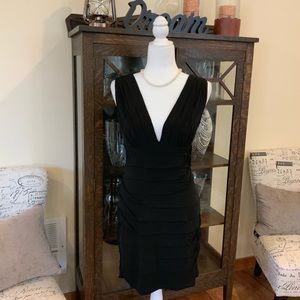 Black cocktail dress